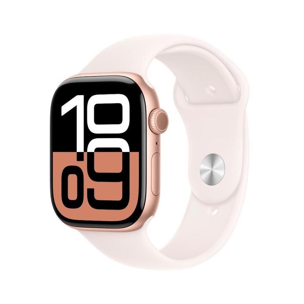 Apple Watch Series 10 GPS + Cellular, Caixa Cor de Ouro Rosa de Alumínio de 46 mm - MWY63AM/A