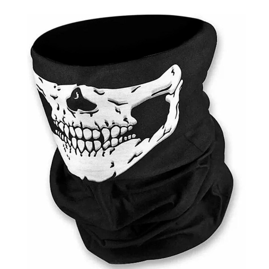 Bandana Caveira Touca Balaclava Mascara Paintball