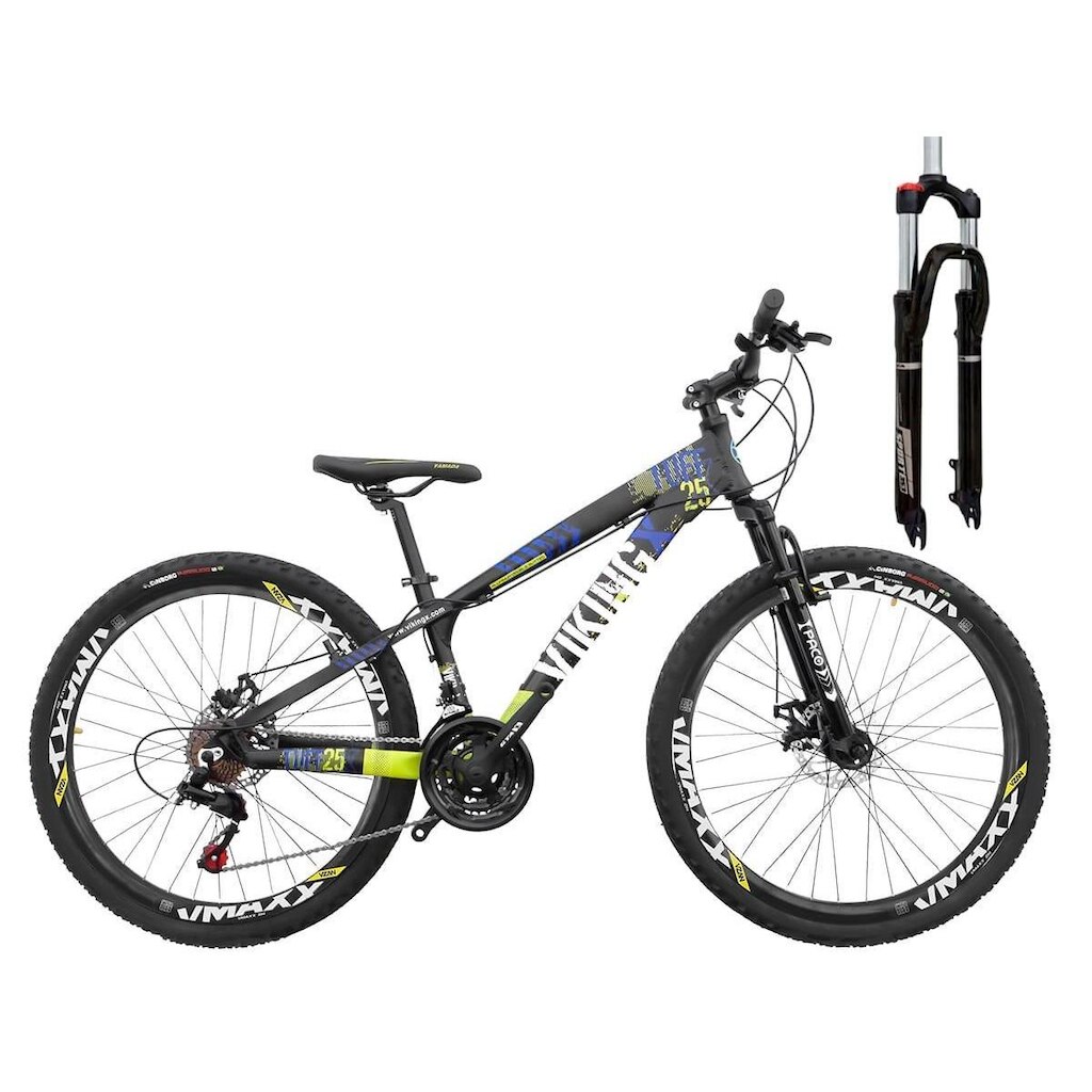 Bicicleta Aro 26 VikingX Tuff25 21v Freios Mecânicos e Trava