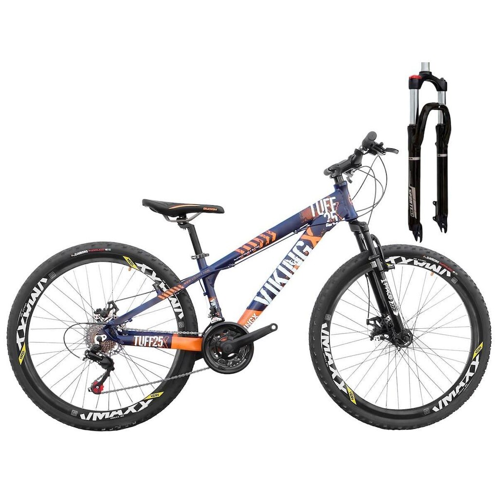 Bicicleta Aro 26 VikingX Tuff25 27v Freio Hidráulico e Trava