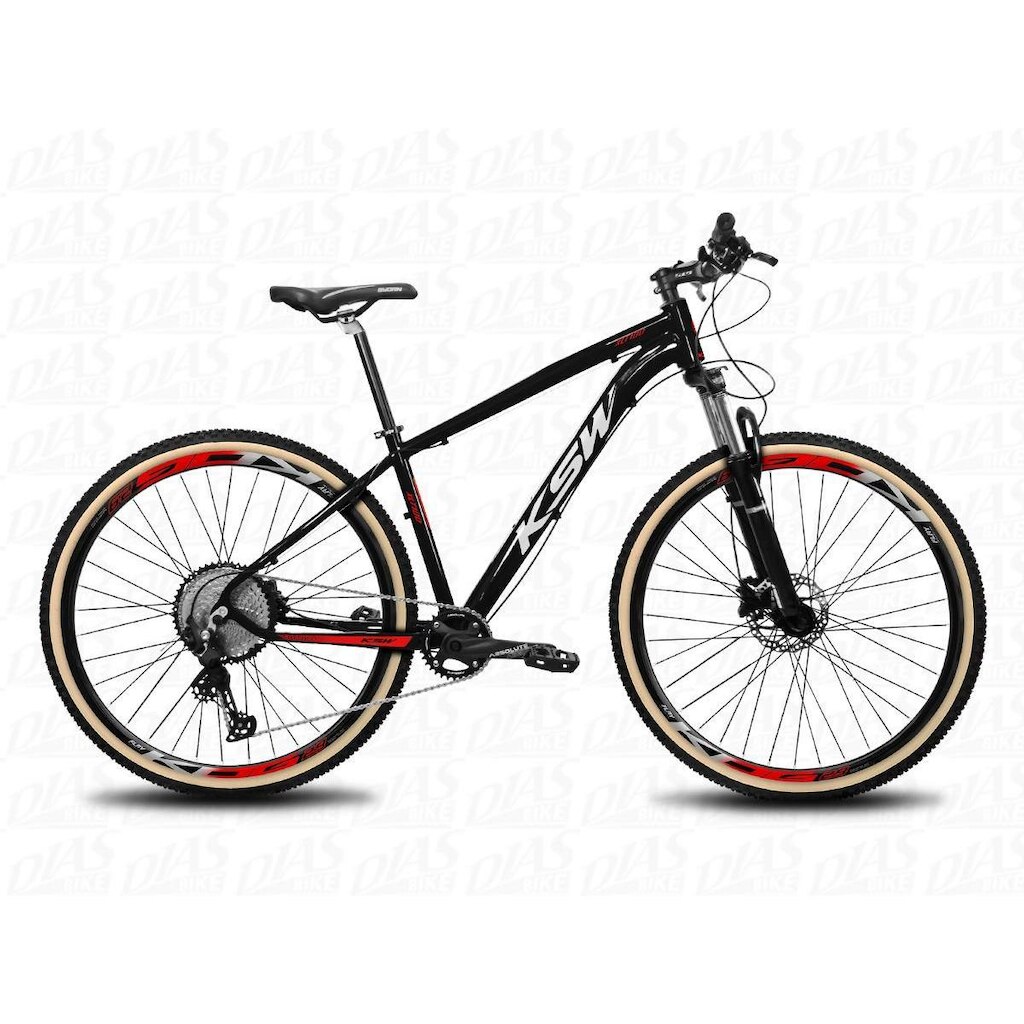 Bicicleta Aro 29 KSW 1x12v Pedivela Single Catraca K7 11/51D Suspensão