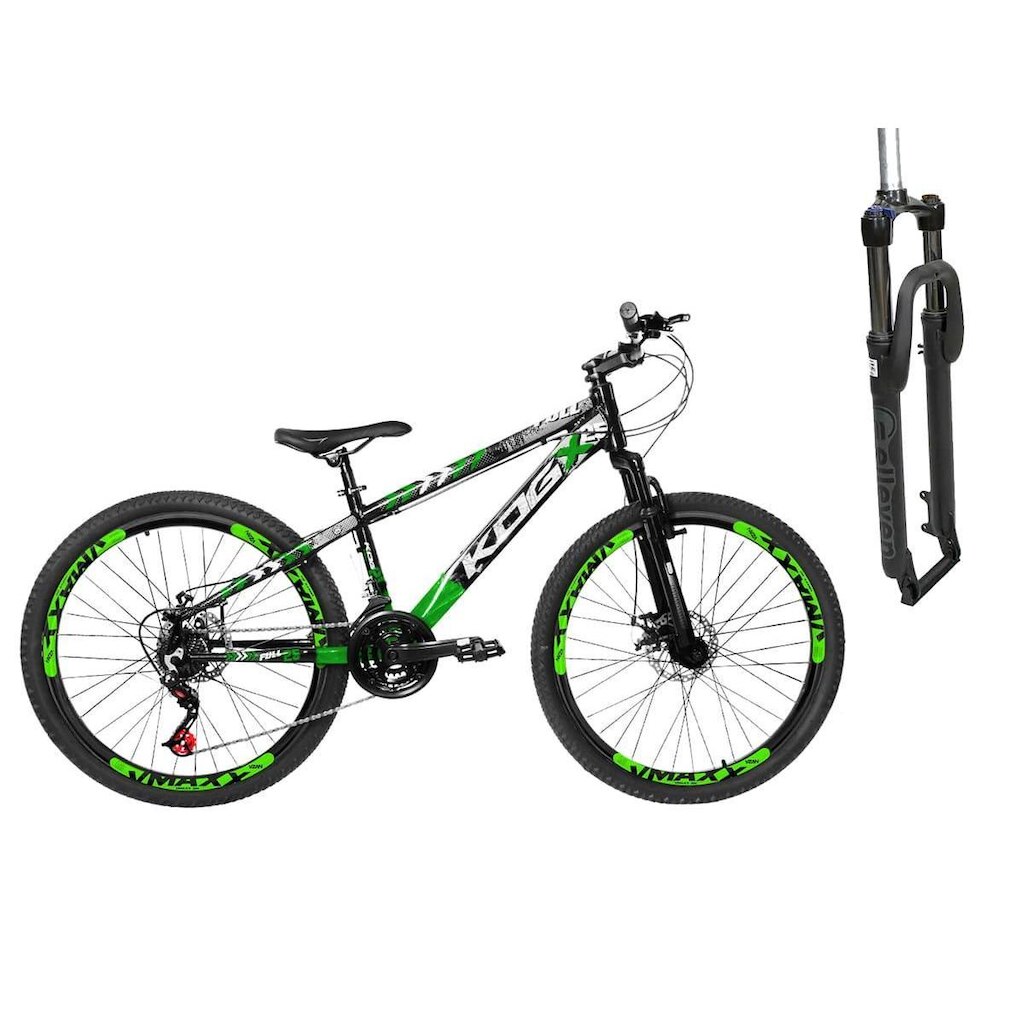 Bike Aro 26 KOG 27v F. Hidraulico Com Trava Tipo Viking X25