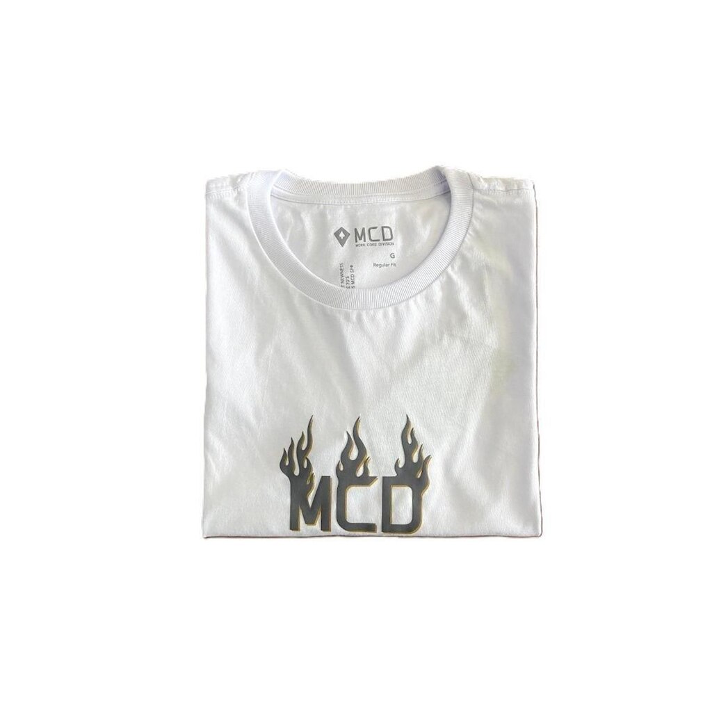 Camiseta Masculina Mcd Regular Fogo 2821