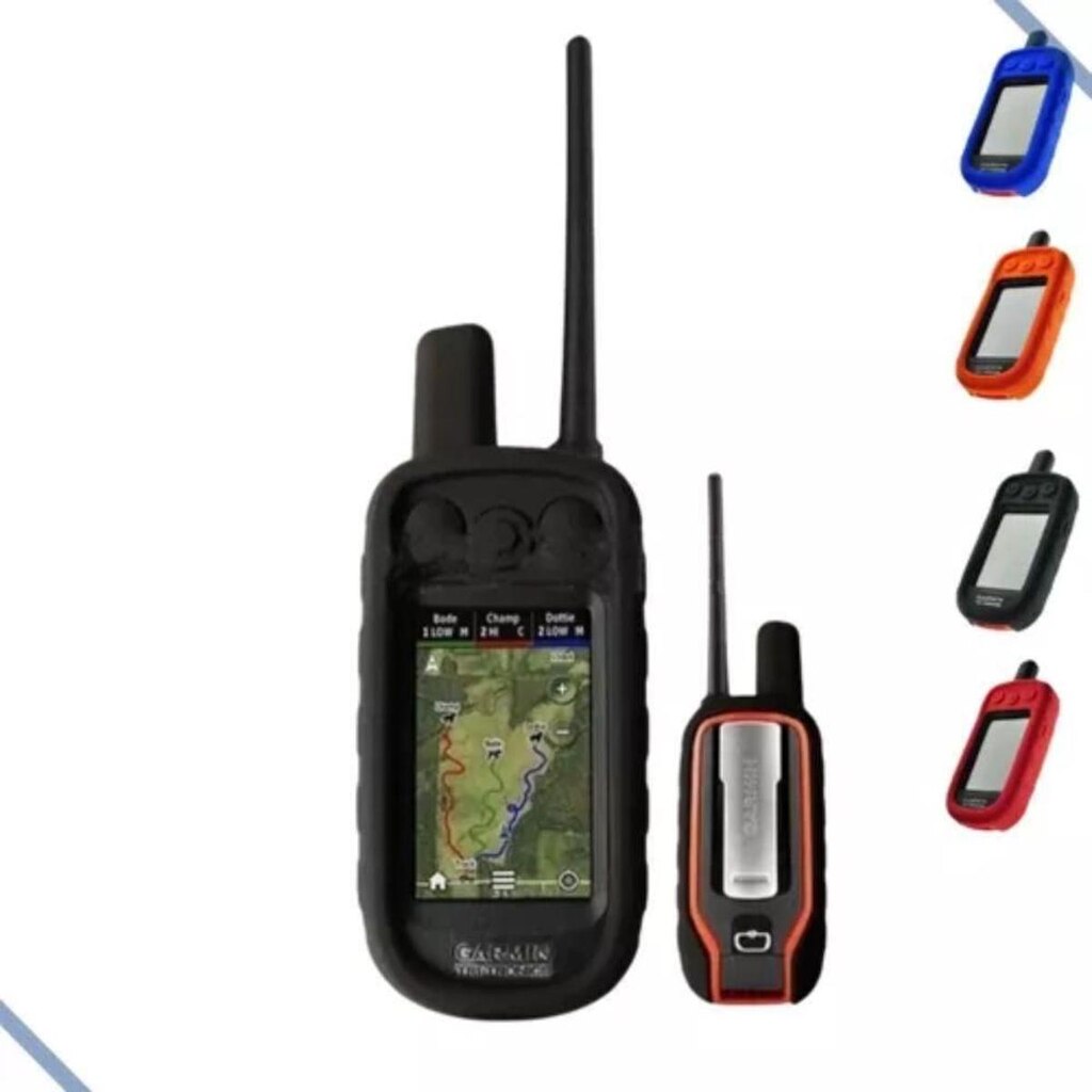 Capa de Silicone + 2X Película Para Gps Garmin Alpha 100!!
