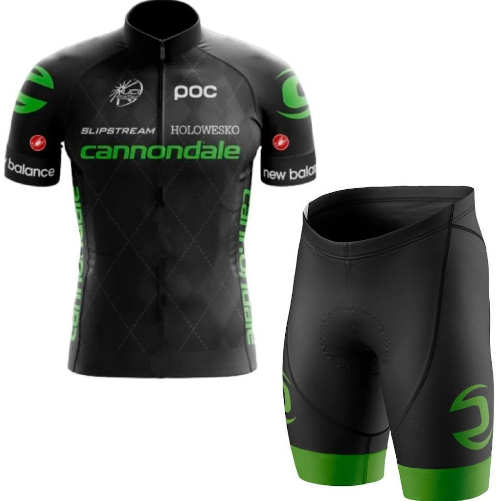 Conjunto Ciclismo Camisa Manga Curta E Bermuda Cannondale