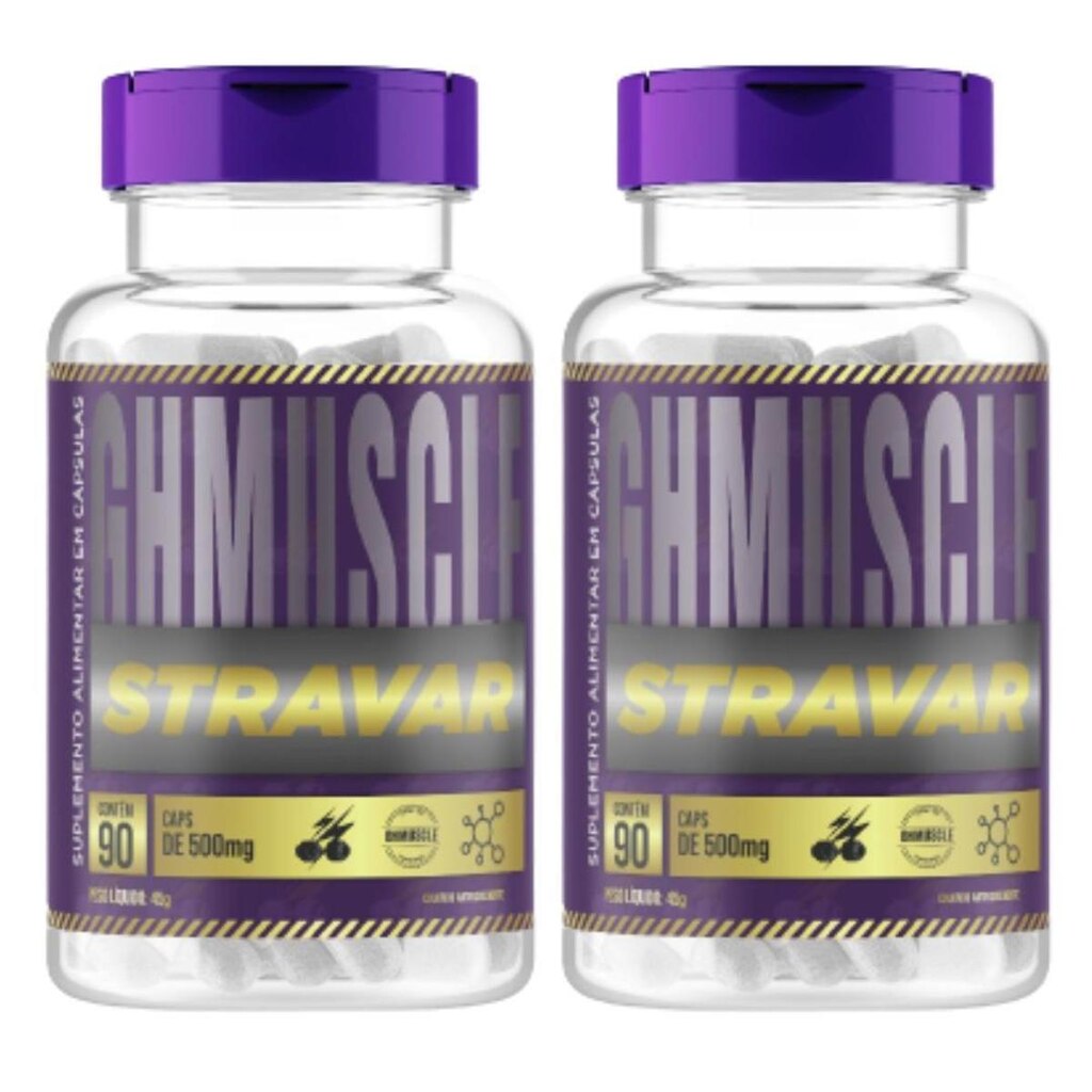 Kit 2x Stravar Original Laboratório Ghmuscle
