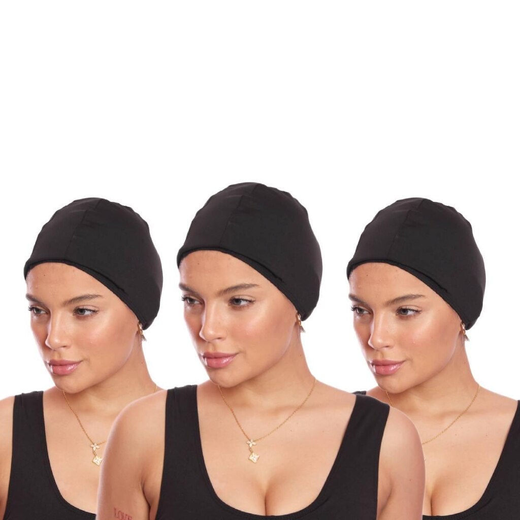 Kit 3 Toucas Hidroginástica Natação Adulto Unissex Suplex