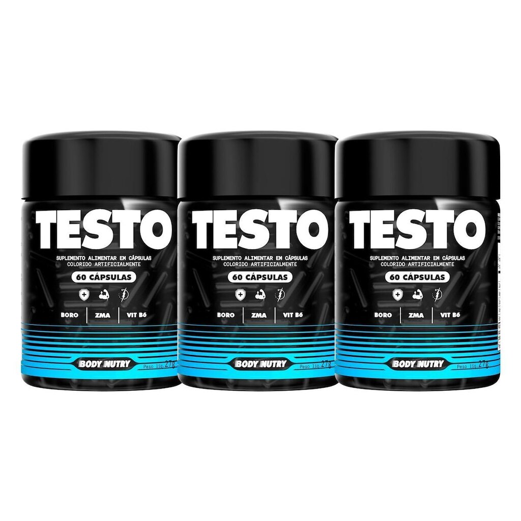 Kit 3x Vitaminas e Minerais Body Nutry 60 Cápsulas