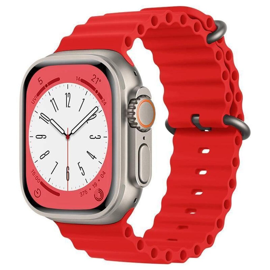 Pulseira Ocean Ondulada para Smartwatch Ultra Watch
