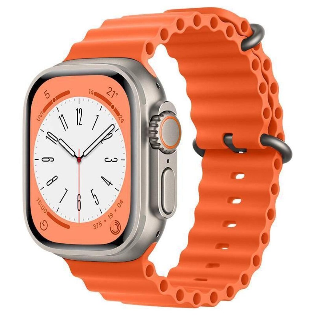 Pulseira Ocean Ondulada para Smartwatch Ultra Watch