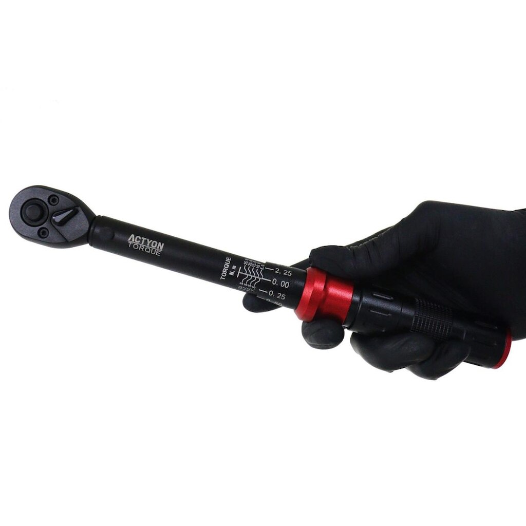 Torquimetro De Estalo 1/4 Torque 5 A 25Nm.