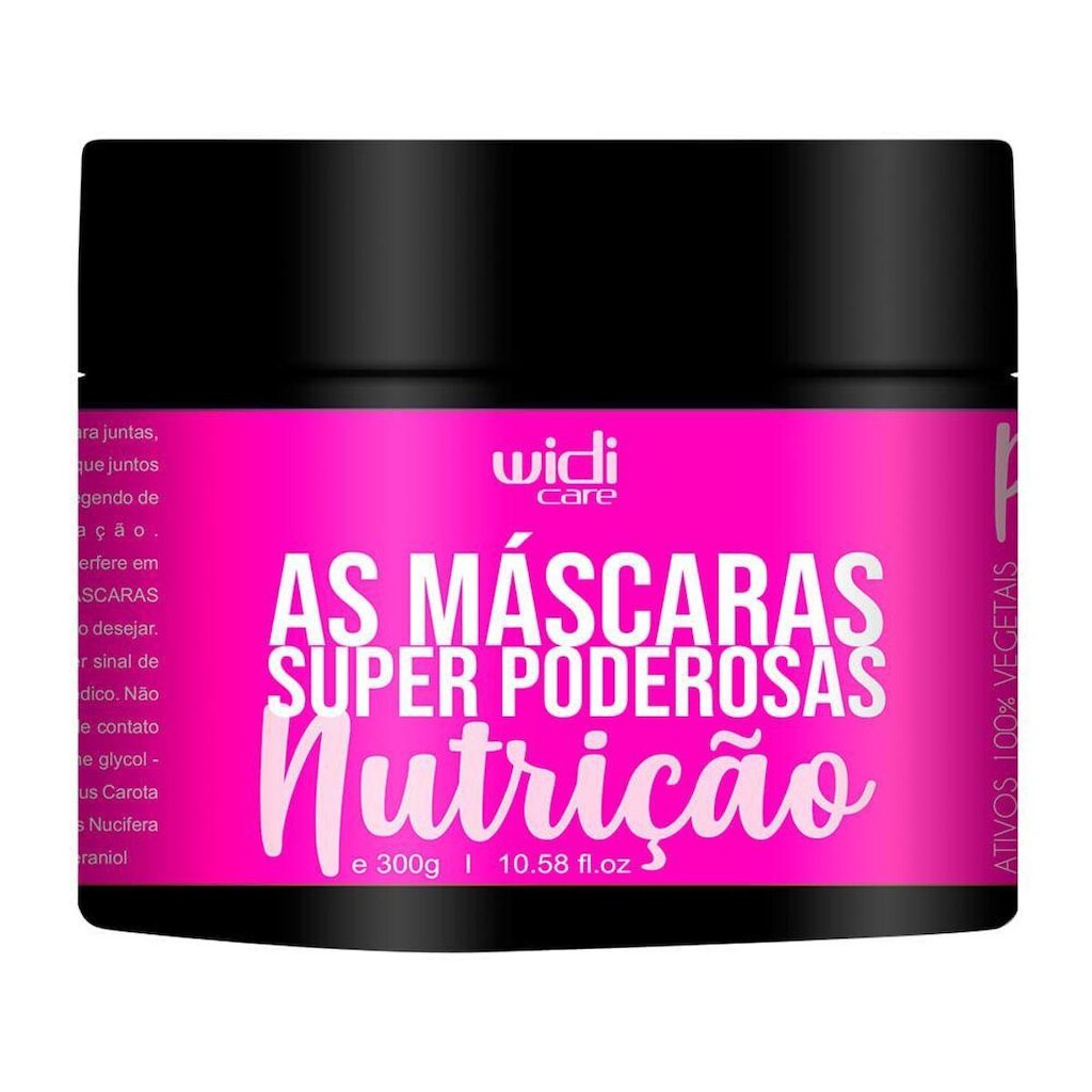 Widi Care As Máscaras Super Poderosas Máscara de Nutrição 300g